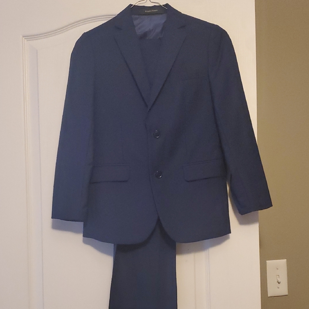 Boy's Navy Blazer Suit